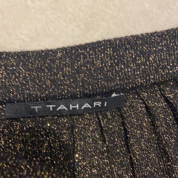 T Tahari metallic twirl midi skirt - Picture 4 of 7